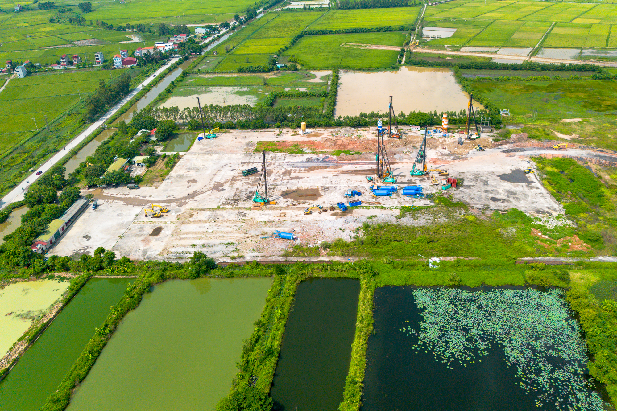 Toàn cảnh công trường xây dựng sân bay lớn nhất miền Bắc- Ảnh 7.