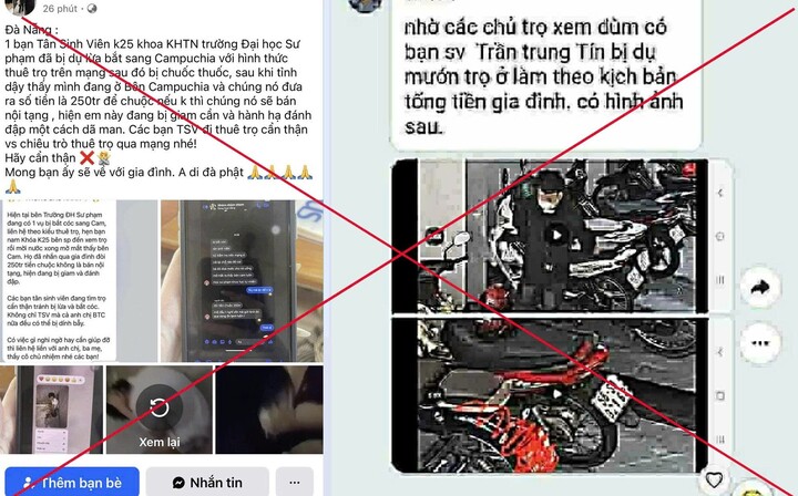 Công an Đà Nẵng bác thông tin sinh viên bị bắt cóc- Ảnh 1. Công an Đà Nẵng bác thông tin sinh viên bị bắt cóc- Ảnh 1.