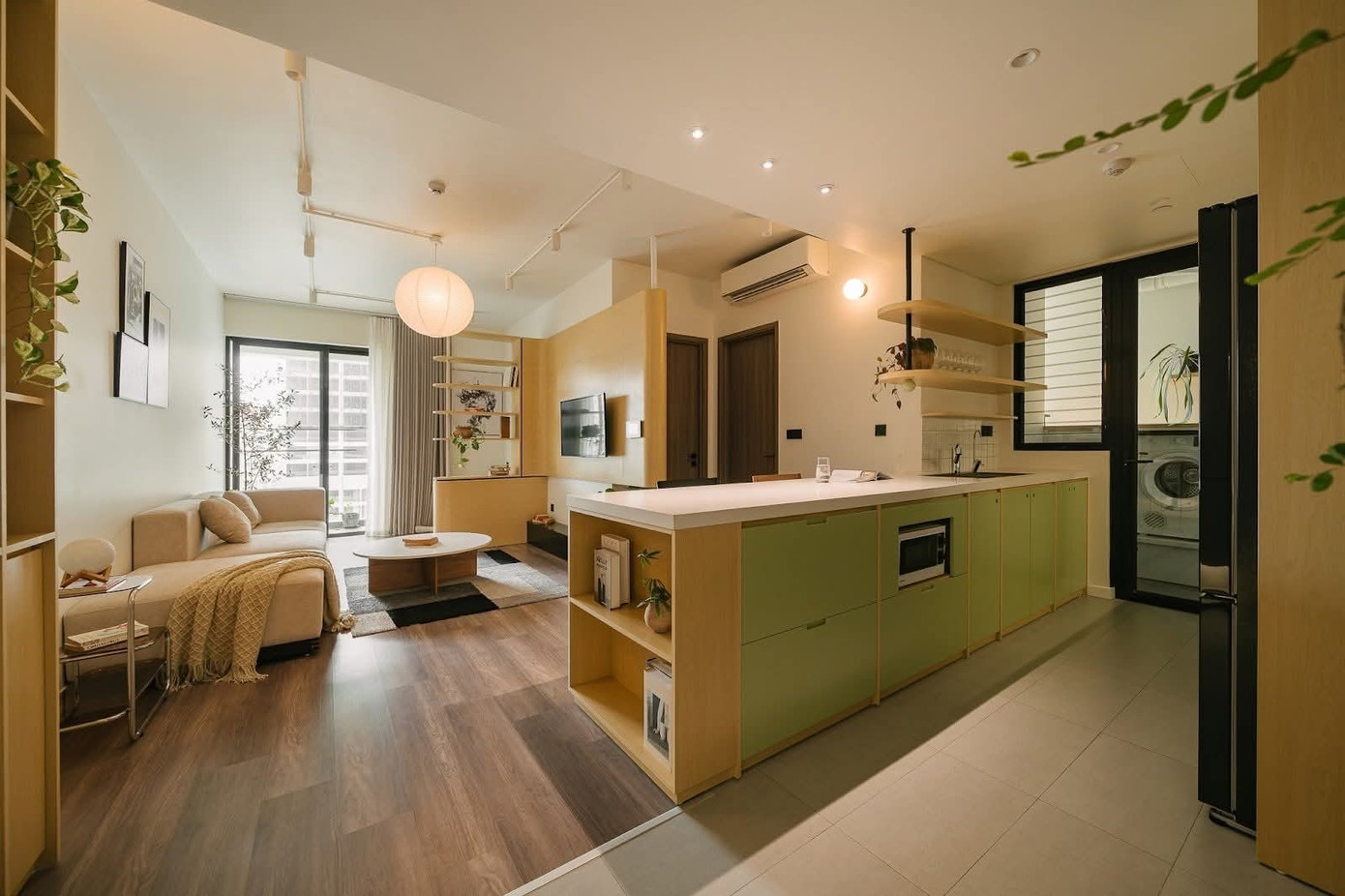 Căn hộ nhỏ 58m2 nhưng đủ đầy ấm cúng- Ảnh 6. Căn hộ nhỏ 58m2 nhưng đủ đầy ấm cúng- Ảnh 6.