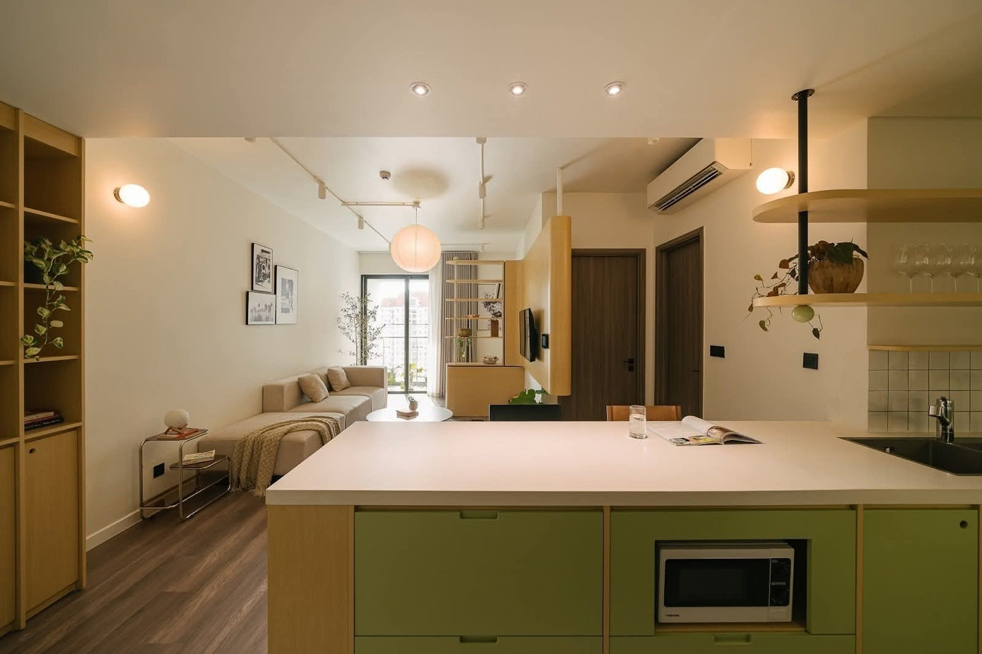 Căn hộ nhỏ 58m2 nhưng đủ đầy ấm cúng- Ảnh 7. Căn hộ nhỏ 58m2 nhưng đủ đầy ấm cúng- Ảnh 7.