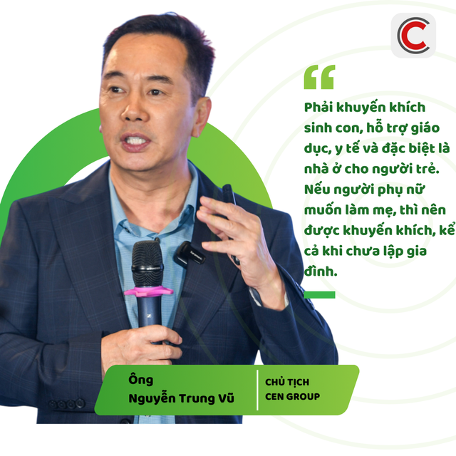 Chủ tịch Cen Group Nguyễn Trung Vũ: Phải khuyến khích những phụ nữ có thể tự sinh em bé mà không cần kết hôn- Ảnh 1. Chủ tịch Cen Group Nguyễn Trung Vũ: Phải khuyến khích những phụ nữ có thể tự sinh em bé mà không cần kết hôn- Ảnh 1.