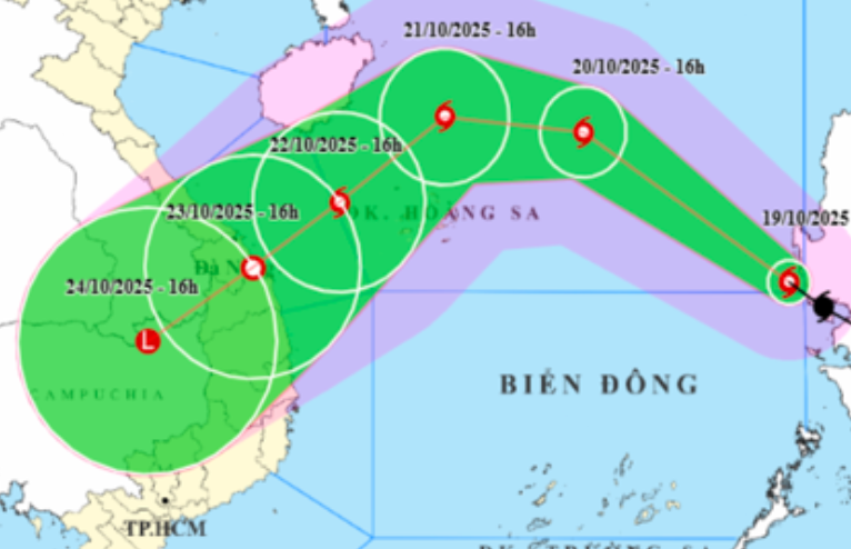 Bão Fengshen "Thần Gió" vào Biển Đông, khả năng mạnh lên cấp 11, giật cấp 13- Ảnh 1. Bão Fengshen "Thần Gió" vào Biển Đông, khả năng mạnh lên cấp 11, giật cấp 13- Ảnh 1.