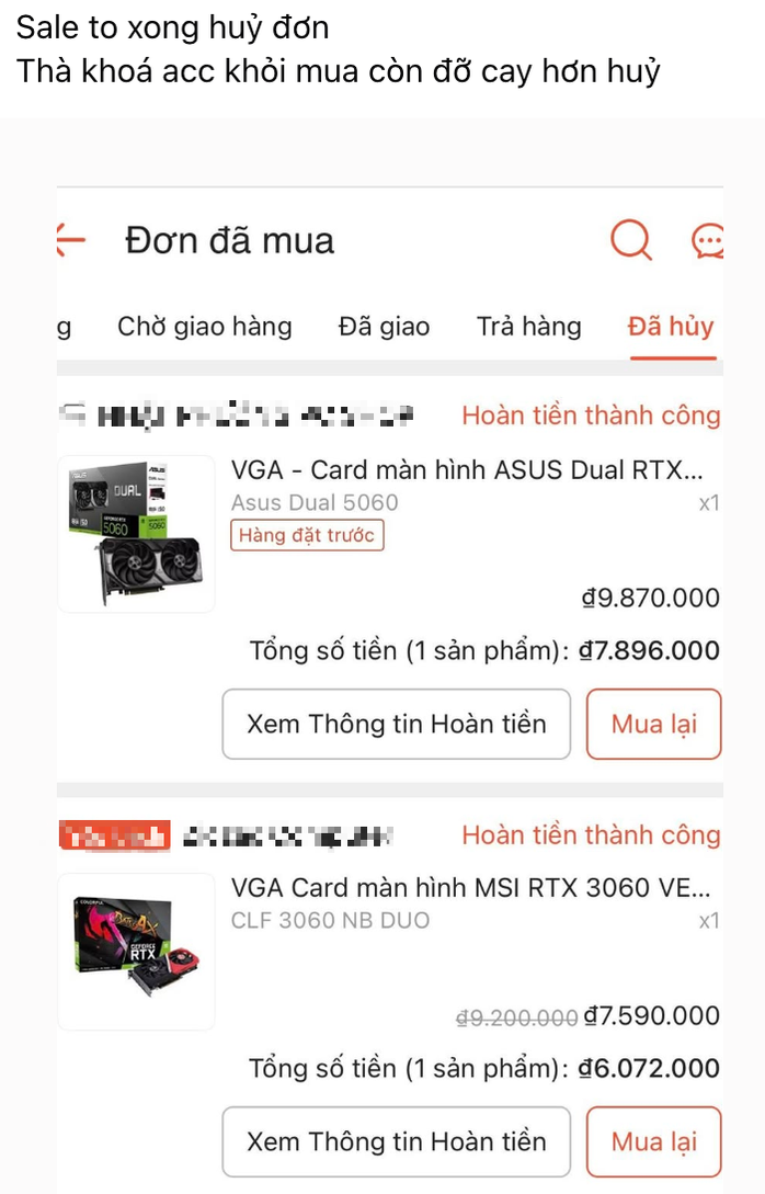 Thức đêm "săn sale" rồi bị hủy đơn khiến nhiều khách hàng bức xúc- Ảnh 1. Thức đêm "săn sale" rồi bị hủy đơn khiến nhiều khách hàng bức xúc- Ảnh 1.