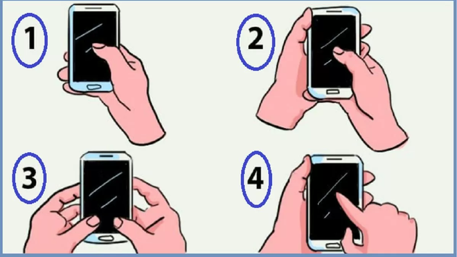 Cách cầm điện thoại nói lên tính cách khác biệt gì ở bạn?- Ảnh 2. Cách cầm điện thoại nói lên tính cách khác biệt gì ở bạn?- Ảnh 2.