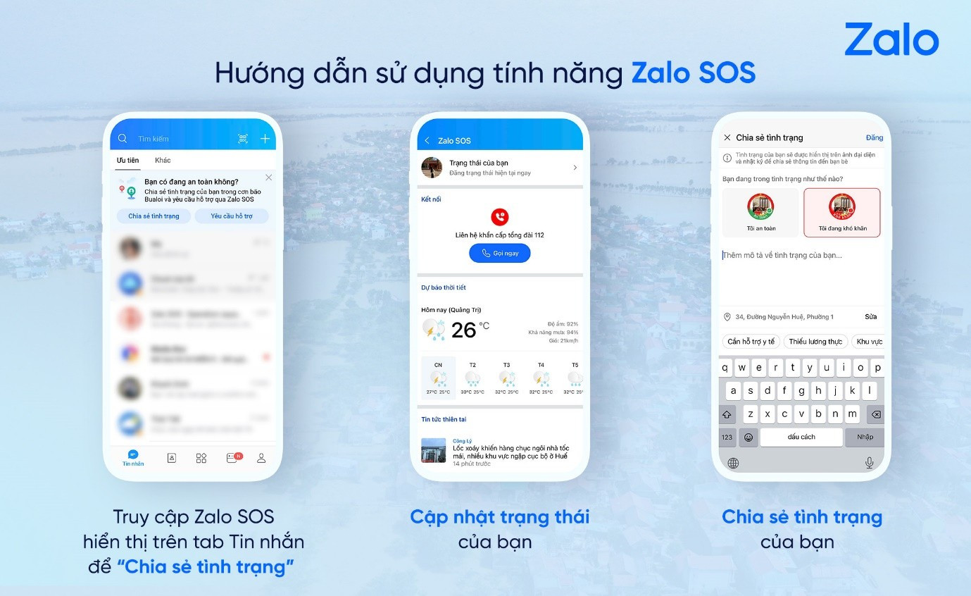 Zalo mở tính năng SOS, tiếp cận 25 triệu người dân sau 3 ngày- Ảnh 2. Zalo mở tính năng SOS, tiếp cận 25 triệu người dân sau 3 ngày- Ảnh 2.