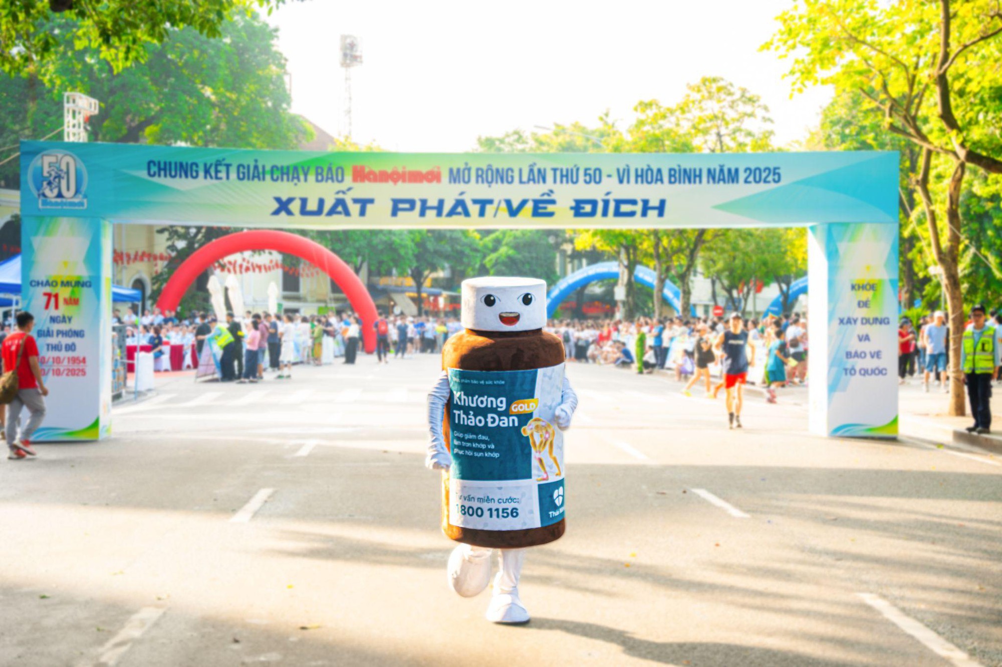 Khương Thảo Đan đồng hành cùng giải chạy Báo Hà Nội Mới mở rộng lần thứ 50- Ảnh 1.