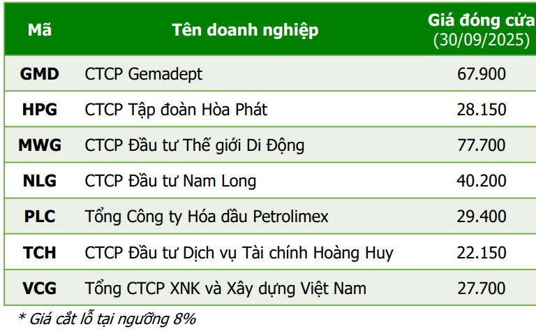 CTCK điểm tên 7 cổ phiếu nền tảng cơ bản tốt, dự kiến KQKD quý 3/2025 tích cực phù hợp để "xuống tiền" trong tháng 10- Ảnh 1.