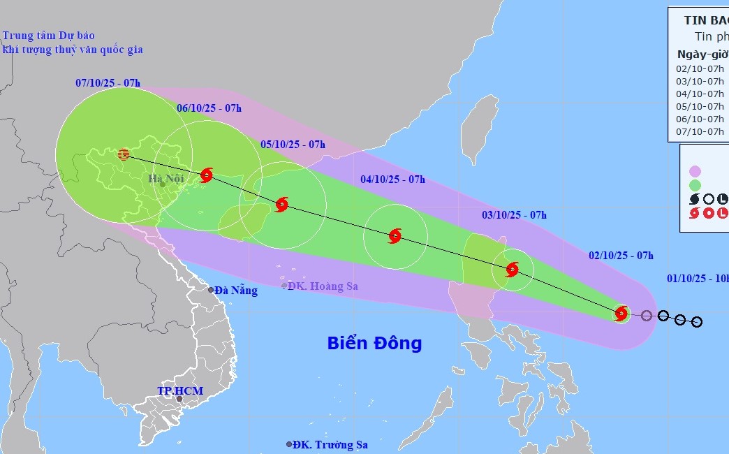 CẬP NHẬT: Bão MATMO sẽ đi vào Biển Đông…