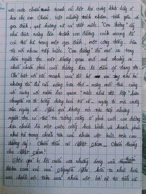 Nam sinh gây sốt với bài văn dài 18 trang, cô giáo đọc xong không biết phải phê gì vì quá xuất sắc!- Ảnh 12.
