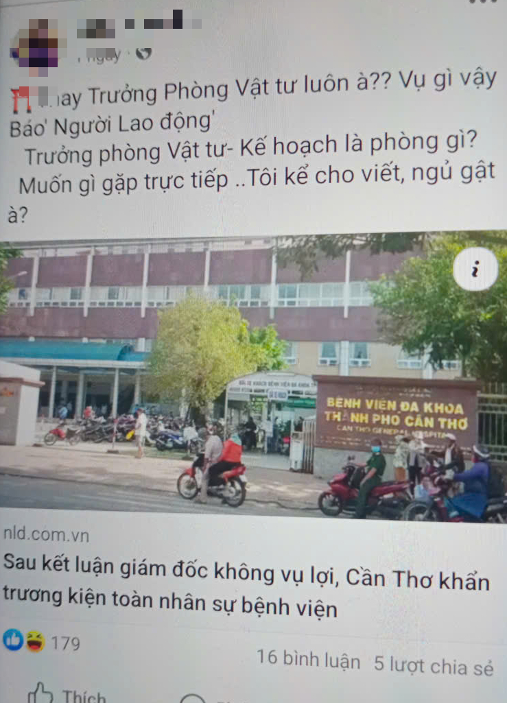 Chủ tịch Cần Thơ chỉ đạo xử lý nghiêm nữ cán bộ lên mạng hỏi: “Ai cung cấp thông tin cho báo viết"- Ảnh 2. Chủ tịch Cần Thơ chỉ đạo xử lý nghiêm nữ cán bộ lên mạng hỏi: “Ai cung cấp thông tin cho báo viết"- Ảnh 2.