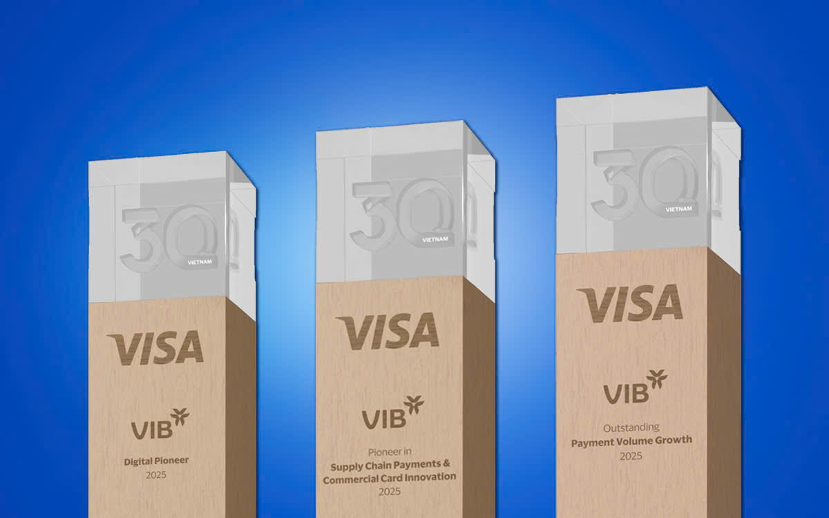 Tăng trưởng chi tiêu thẻ vượt trội, tiên phong công nghệ và đổi mới: VIB nhận 3 giải thưởng từ Visa- Ảnh 2. Tăng trưởng chi tiêu thẻ vượt trội, tiên phong công nghệ và đổi mới: VIB nhận 3 giải thưởng từ Visa- Ảnh 2.