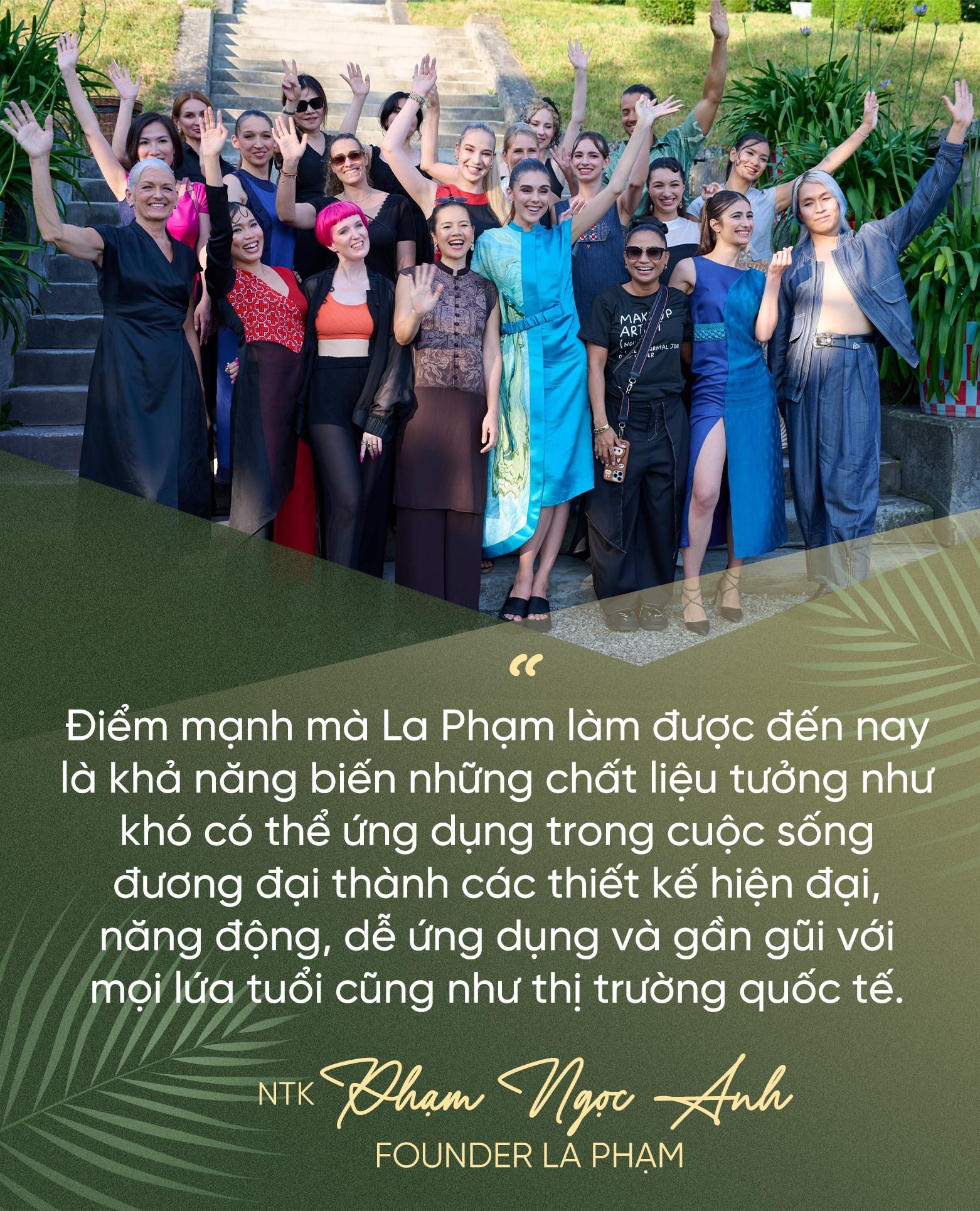 Từ sợi lá dứa, sợi ngô hay vỏ trái cây tưởng chừng như bỏ đi, nhà thiết kế Việt ‘biến hóa’ đưa thời trang dân tộc ra sàn diễn quốc tế- Ảnh 10. Từ sợi lá dứa, sợi ngô hay vỏ trái cây tưởng chừng như bỏ đi, nhà thiết kế Việt ‘biến hóa’ đưa thời trang dân tộc ra sàn diễn quốc tế- Ảnh 10.