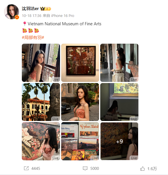 Tại sao Bảo tàng Mỹ thuật Việt Nam lên hình “đắt” đến vậy? Câu trả lời bất ngờ thuộc về sao nữ Triều Tuyết Lục- Ảnh 1. Tại sao Bảo tàng Mỹ thuật Việt Nam lên hình “đắt” đến vậy? Câu trả lời bất ngờ thuộc về sao nữ Triều Tuyết Lục- Ảnh 1.