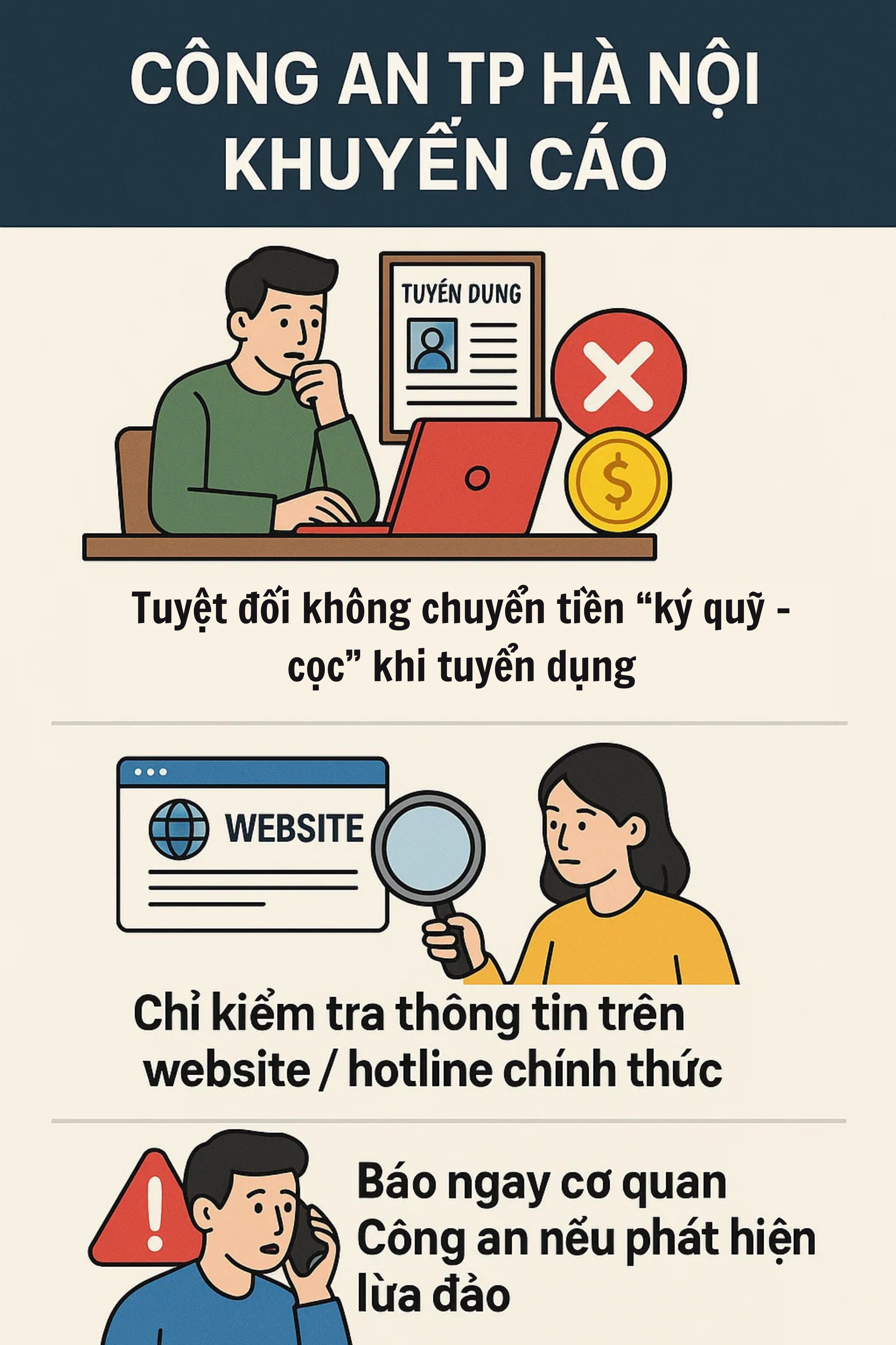 Công an Hà Nội cảnh báo khẩn liên quan đến các ngân hàng- Ảnh 2.