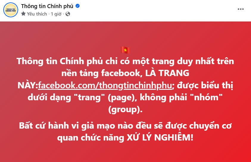 Thông tin Chính phủ cảnh báo- Ảnh 1. Thông tin Chính phủ cảnh báo- Ảnh 1.