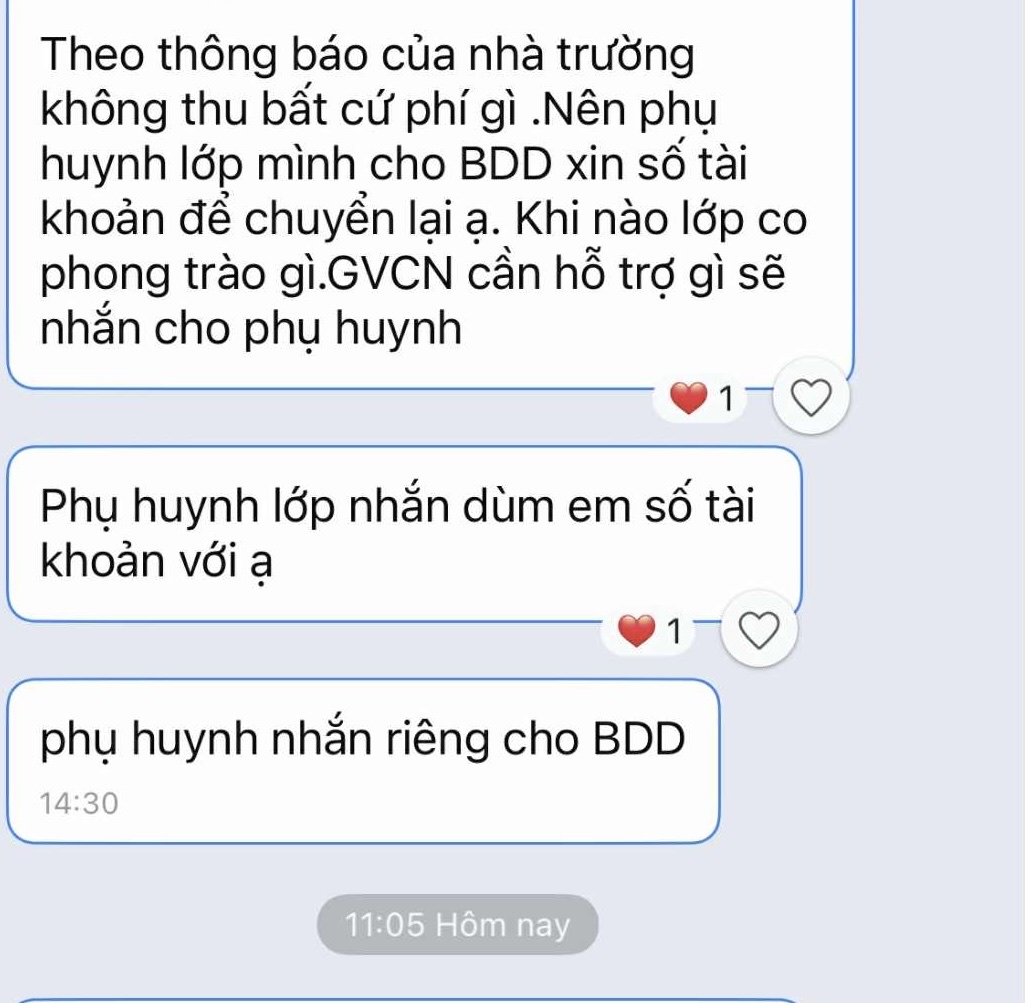 Trường học ở TP HCM ra thông báo "lạ" của sau khi phụ huynh vận động thu sai quy định- Ảnh 2. Trường học ở TP HCM ra thông báo "lạ" của sau khi phụ huynh vận động thu sai quy định- Ảnh 2.