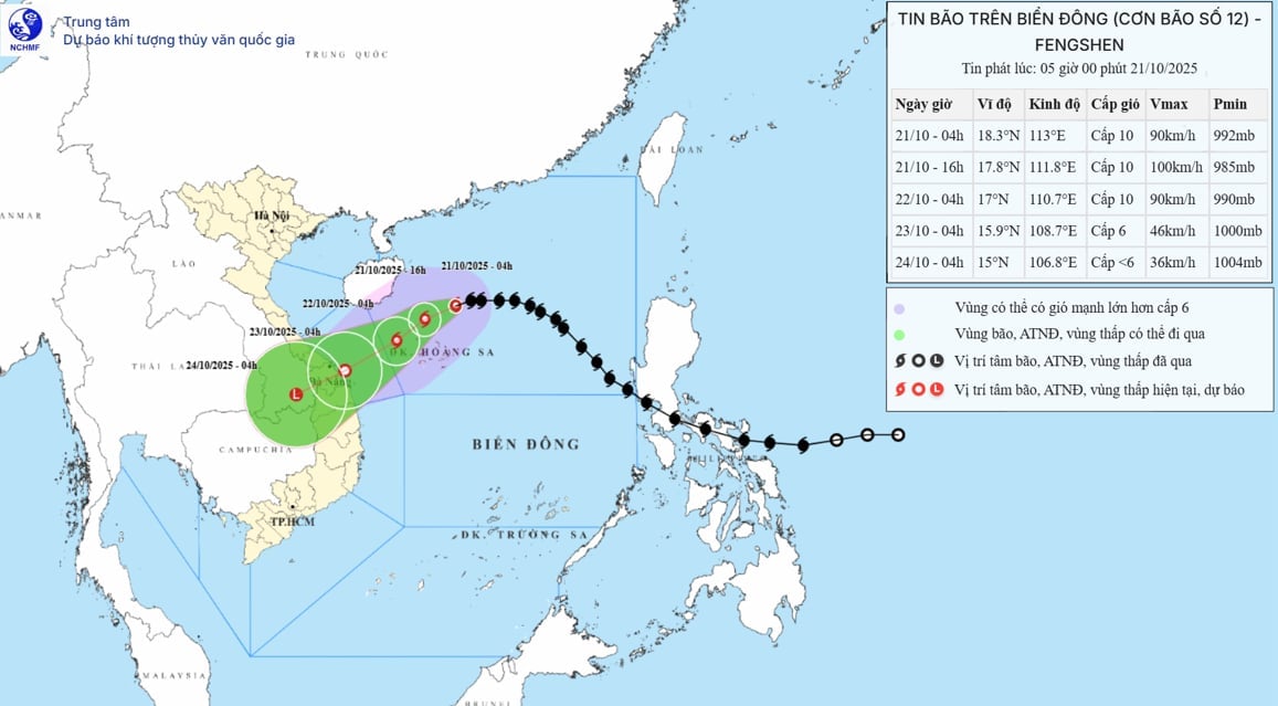 Bão số 12 sẽ gây mưa to đến mức nào và kéo dài trong bao nhiêu ngày?- Ảnh 1.