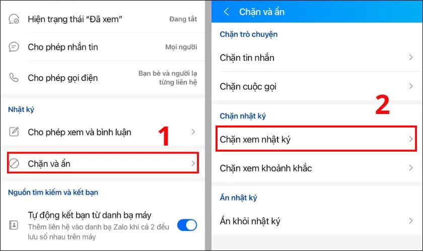 Cách chặn tin nhắn Zalo mà đối phương vẫn thấy bài đăng trên trang cá nhân của bạn- Ảnh 5. Cách chặn tin nhắn Zalo mà đối phương vẫn thấy bài đăng trên trang cá nhân của bạn- Ảnh 5.