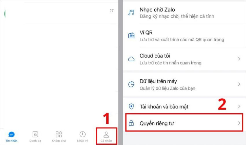 Cách chặn tin nhắn Zalo mà đối phương vẫn thấy bài đăng trên trang cá nhân của bạn- Ảnh 4. Cách chặn tin nhắn Zalo mà đối phương vẫn thấy bài đăng trên trang cá nhân của bạn- Ảnh 4.