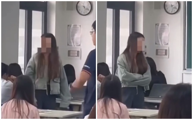 Clip nữ sinh Hà Nội ăn mì trong lớp, cãi nhau với giảng viên: Thông tin từ phía nhà trường- Ảnh 1. Clip nữ sinh Hà Nội ăn mì trong lớp, cãi nhau với giảng viên: Thông tin từ phía nhà trường- Ảnh 1.