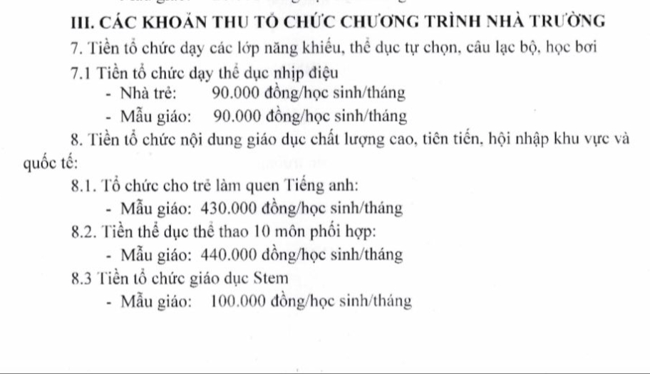 Khoản tiền "lạ hoắc" trong phiếu thu, nhiều phụ huynh chưa nghe thấy bao giờ: Lên tới 440 nghìn đồng/tháng- Ảnh 1. Khoản tiền "lạ hoắc" trong phiếu thu, nhiều phụ huynh chưa nghe thấy bao giờ: Lên tới 440 nghìn đồng/tháng- Ảnh 1.