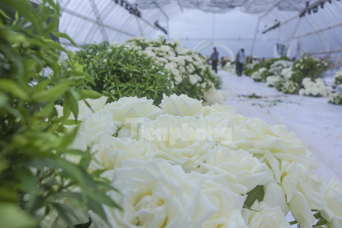 Bên trong rạp cưới mái vòm 3.000 m2 được nhà chồng Đỗ Thị Hà dựng bên bờ sông Nhật Lệ- Ảnh 20.