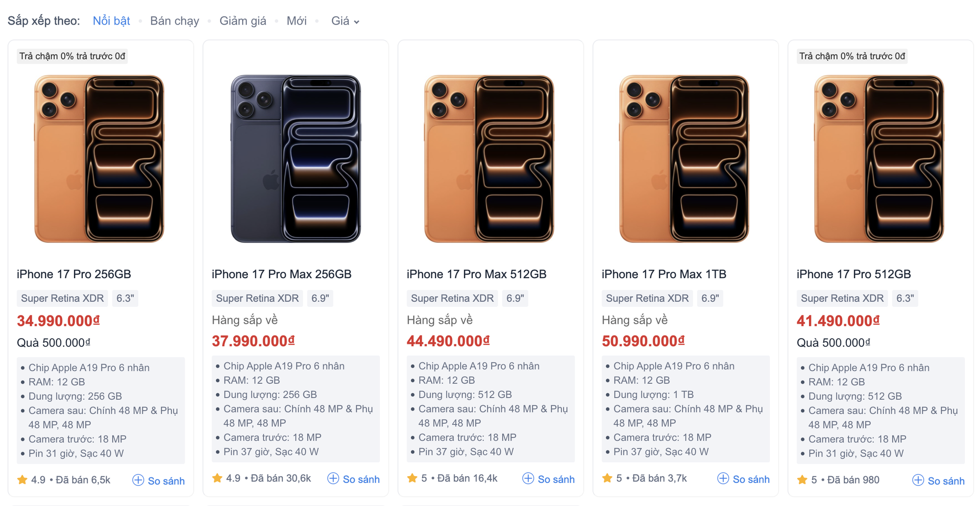 iPhone 17 đại thắng, phiên bản Pro Max vẫn “khan hàng” tại Việt Nam- Ảnh 2. iPhone 17 đại thắng, phiên bản Pro Max vẫn “khan hàng” tại Việt Nam- Ảnh 2.