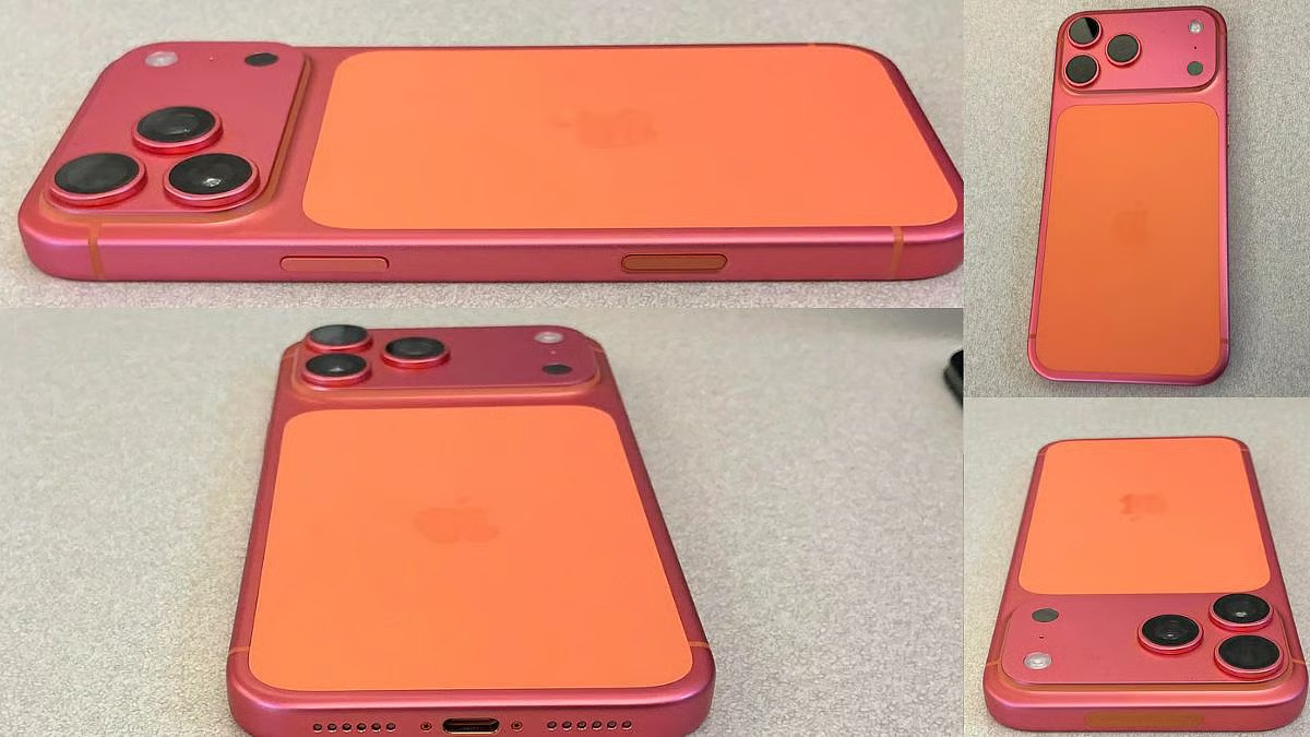 Lý do iPhone 17 Pro Max màu cam bỗng chuyển sang hồng- Ảnh 1. Lý do iPhone 17 Pro Max màu cam bỗng chuyển sang hồng- Ảnh 1.