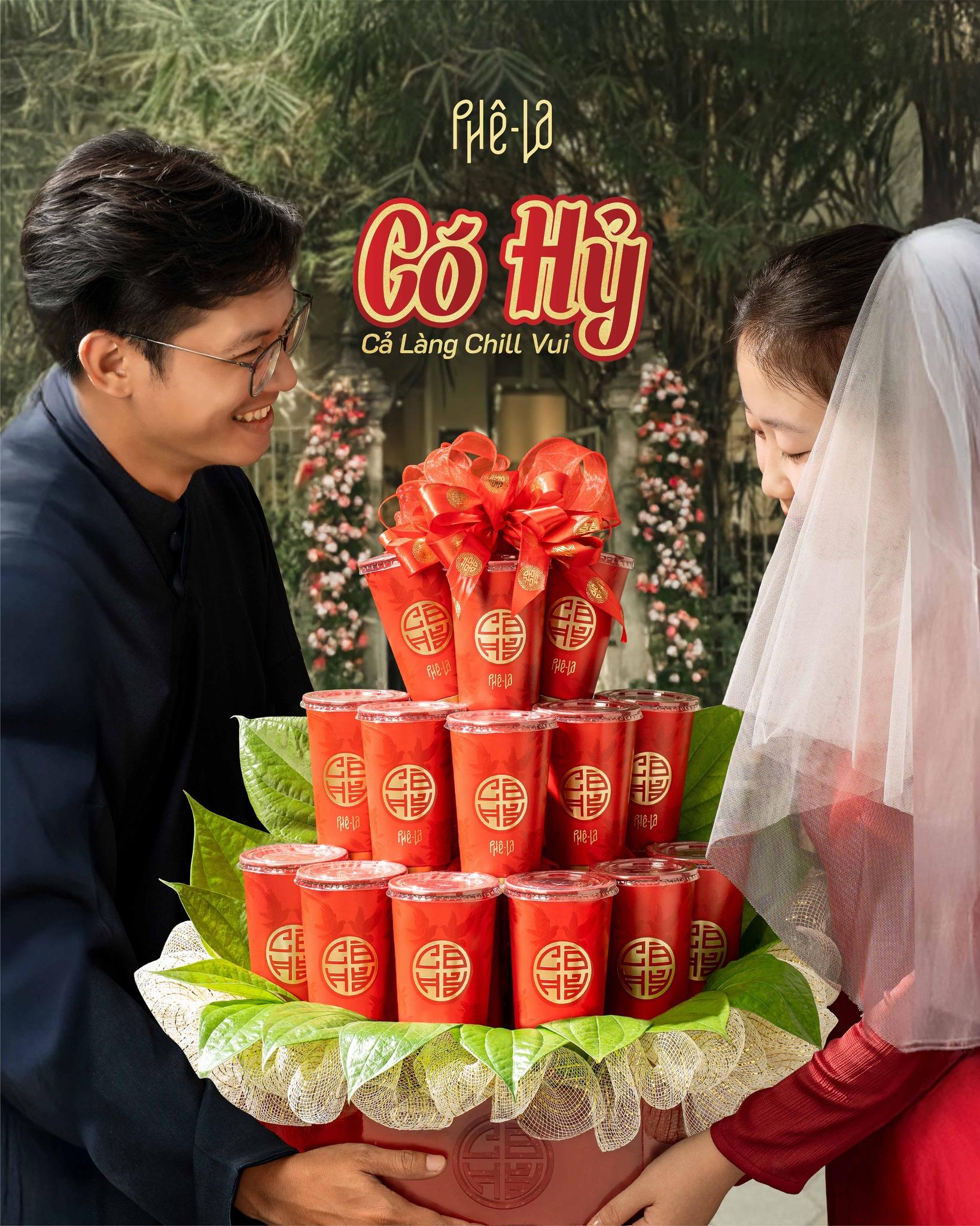 Phê La bán tráp cưới - Chiến lược hay chỉ nhất thời là trend?- Ảnh 1. Phê La bán tráp cưới - Chiến lược hay chỉ nhất thời là trend?- Ảnh 1.