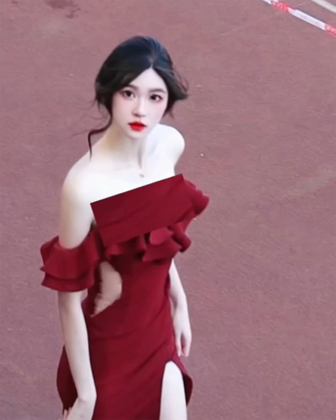 Vô tình bị quay lén, nữ sinh lên hẳn hot search vì nhan sắc sáng bừng cả lễ khai mạc hội thao của trường- Ảnh 3. Vô tình bị quay lén, nữ sinh lên hẳn hot search vì nhan sắc sáng bừng cả lễ khai mạc hội thao của trường- Ảnh 3.