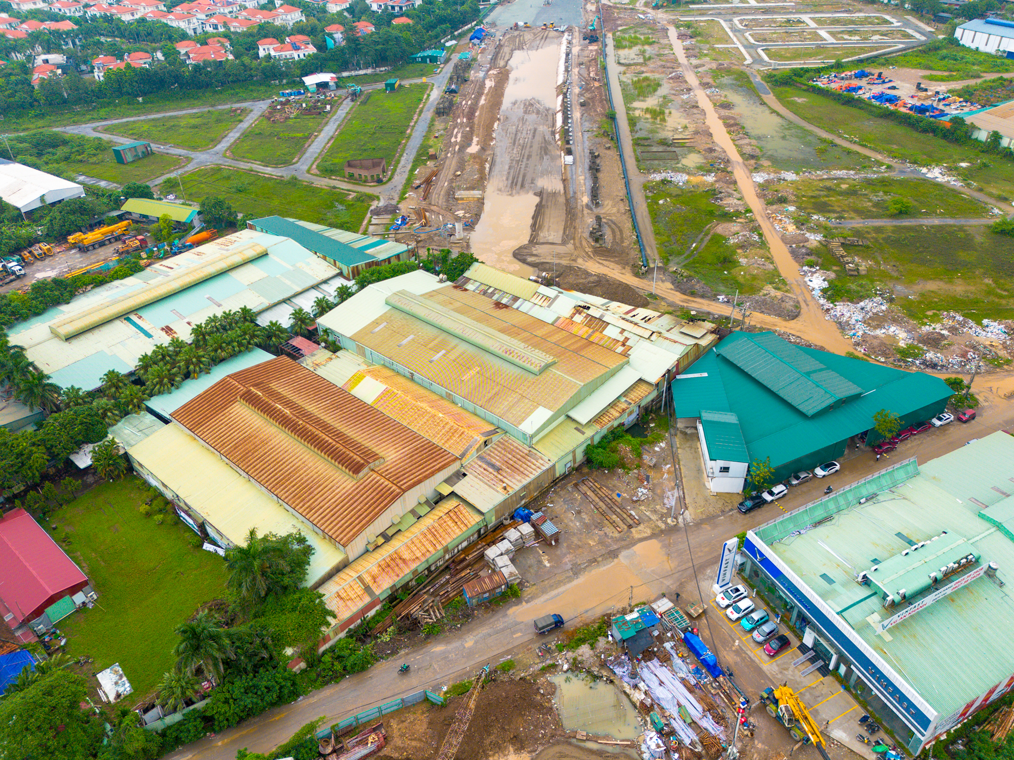 Thay bạn đi xem công trường xây nút giao 2.400 tỷ vượt qua đại lộ rộng nhất Việt Nam- Ảnh 5. Thay bạn đi xem công trường xây nút giao 2.400 tỷ vượt qua đại lộ rộng nhất Việt Nam- Ảnh 5.