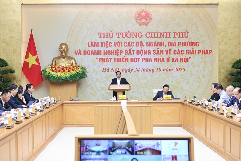 Thủ tướng chủ trì họp để ban hành Nghị quyết mới của nhà nước về đột phá phát triển nhà ở xã hội- Ảnh 1. Thủ tướng chủ trì họp để ban hành Nghị quyết mới của nhà nước về đột phá phát triển nhà ở xã hội- Ảnh 1.