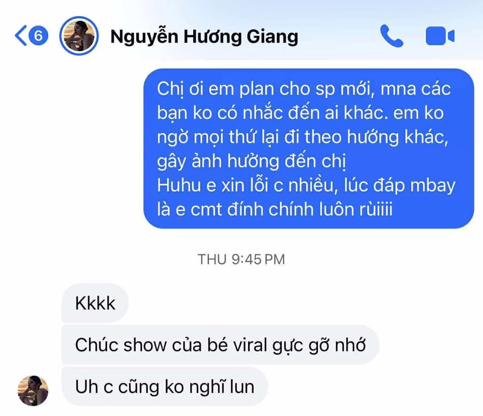 Hoa hậu Lương Thuỳ Linh xin lỗi Hương Giang- Ảnh 3. Hoa hậu Lương Thuỳ Linh xin lỗi Hương Giang- Ảnh 3.