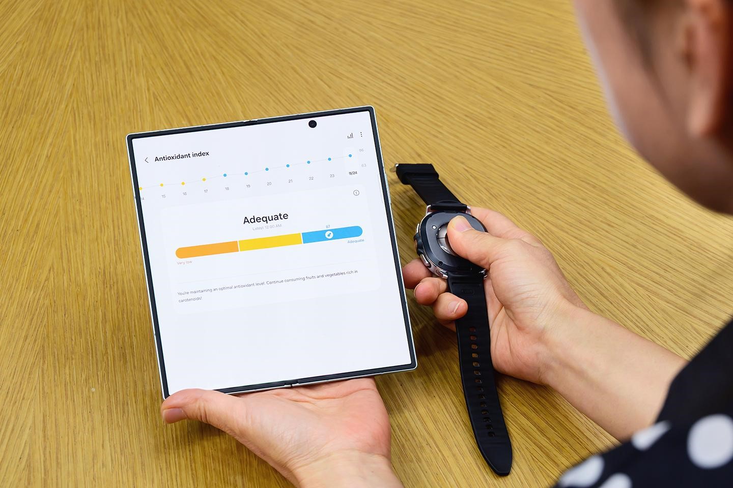 Galaxy Watch8 đưa công nghệ theo dõi dinh dưỡng từ phòng thí nghiệm ra đời sống như thế nào?- Ảnh 7. Galaxy Watch8 đưa công nghệ theo dõi dinh dưỡng từ phòng thí nghiệm ra đời sống như thế nào?- Ảnh 7.