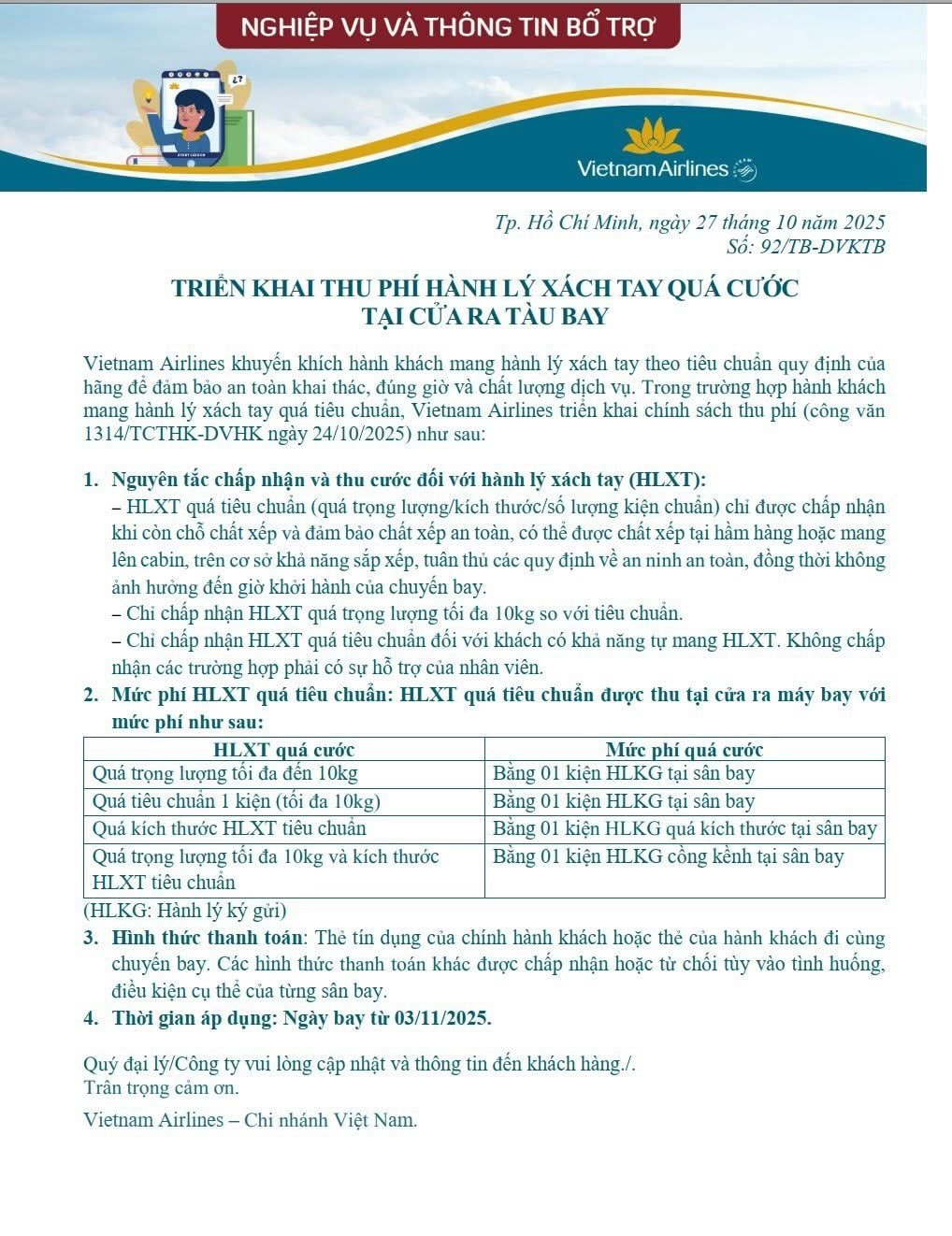 Sắp bay Vietnam Airlines phải lưu ý điều này: Nếu quên, một khoản phí lên tới 600.000 đồng sẽ chờ bạn ngay tại cửa ra máy bay- Ảnh 1. Sắp bay Vietnam Airlines phải lưu ý điều này: Nếu quên, một khoản phí lên tới 600.000 đồng sẽ chờ bạn ngay tại cửa ra máy bay- Ảnh 1.