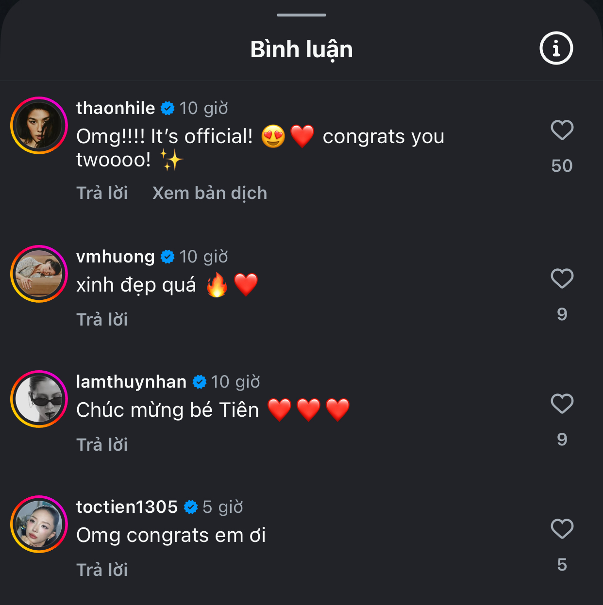 Ái nữ tỷ phú Johnathan Hạnh Nguyễn cưới: Tóc Tiên và dàn sao đổ xô chúc mừng, Hà Tăng - Linh Rin có động thái lạ- Ảnh 3. Ái nữ tỷ phú Johnathan Hạnh Nguyễn cưới: Tóc Tiên và dàn sao đổ xô chúc mừng, Hà Tăng - Linh Rin có động thái lạ- Ảnh 3.