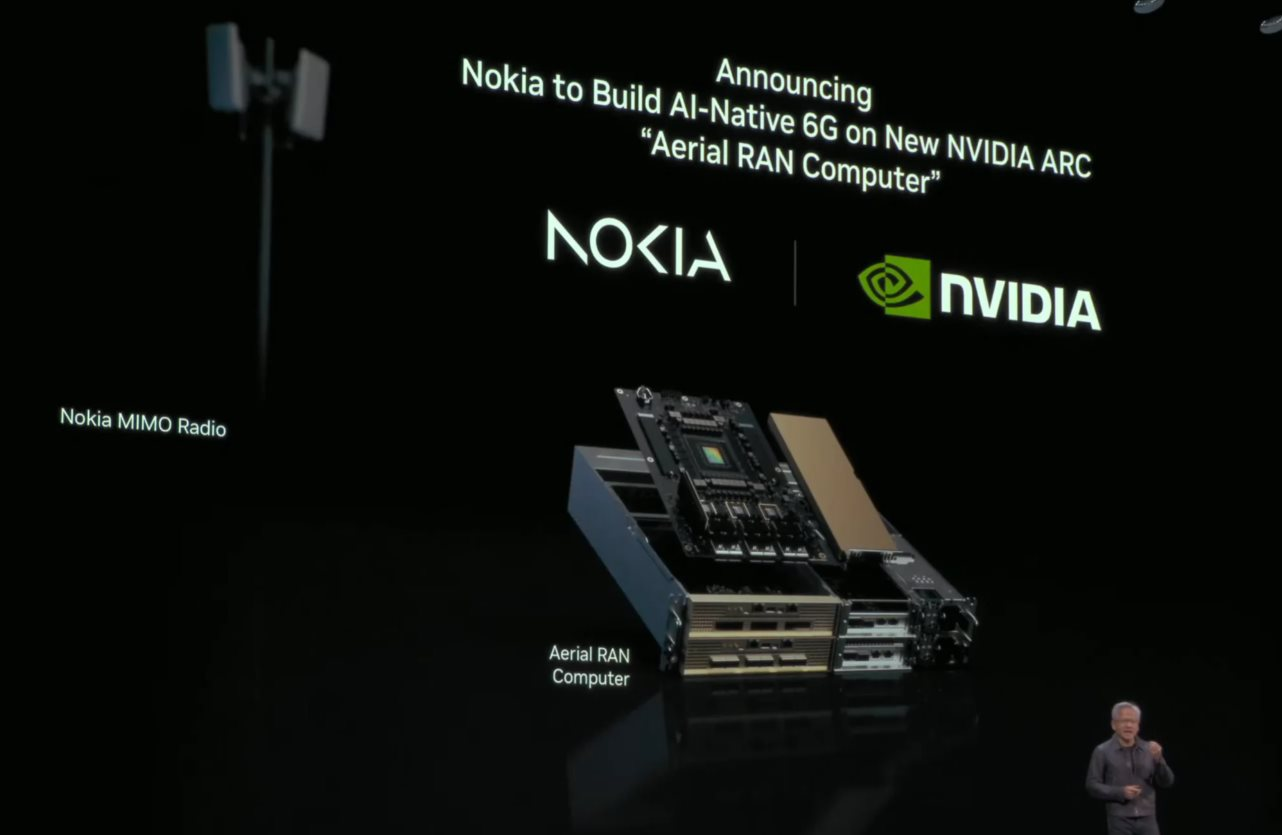 Nvidia đổ 1 tỷ USD vào Nokia, cổ phiếu tăng vọt 22%- Ảnh 1. Nvidia đổ 1 tỷ USD vào Nokia, cổ phiếu tăng vọt 22%- Ảnh 1.