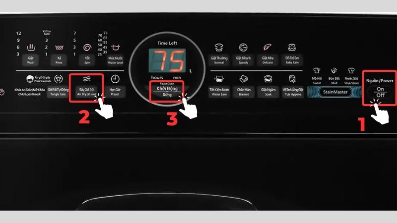 2 nút ít ai để ý trên máy giặt nhưng bật lên giúp quần áo khô nhanh bất ngờ: Nhiều người dùng bao năm vẫn không biết- Ảnh 2. 2 nút ít ai để ý trên máy giặt nhưng bật lên giúp quần áo khô nhanh bất ngờ: Nhiều người dùng bao năm vẫn không biết- Ảnh 2.