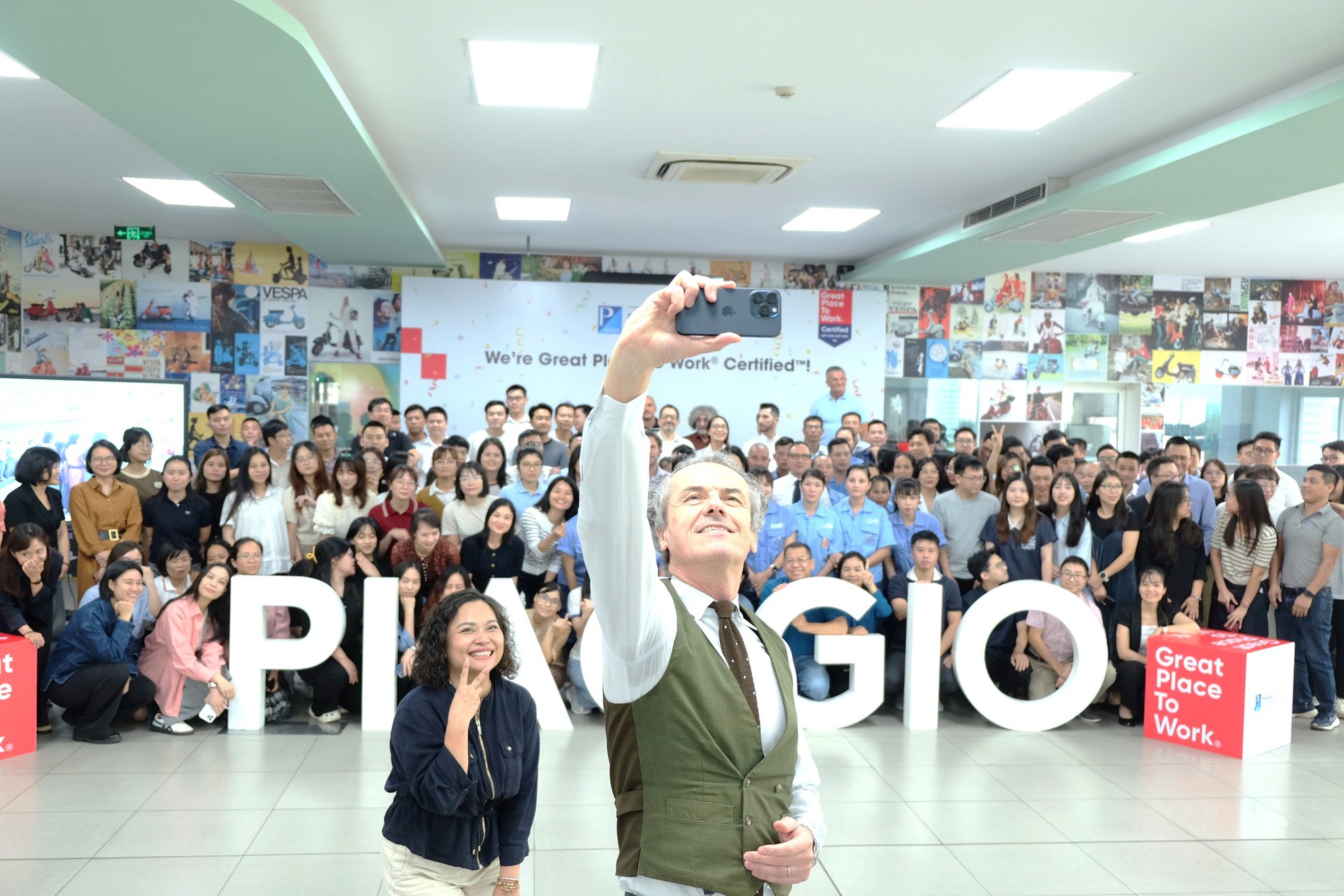 Piaggio Việt Nam được chứng nhận 'Great Place To Work 2025'- Ảnh 1. Piaggio Việt Nam được chứng nhận 'Great Place To Work 2025'- Ảnh 1.