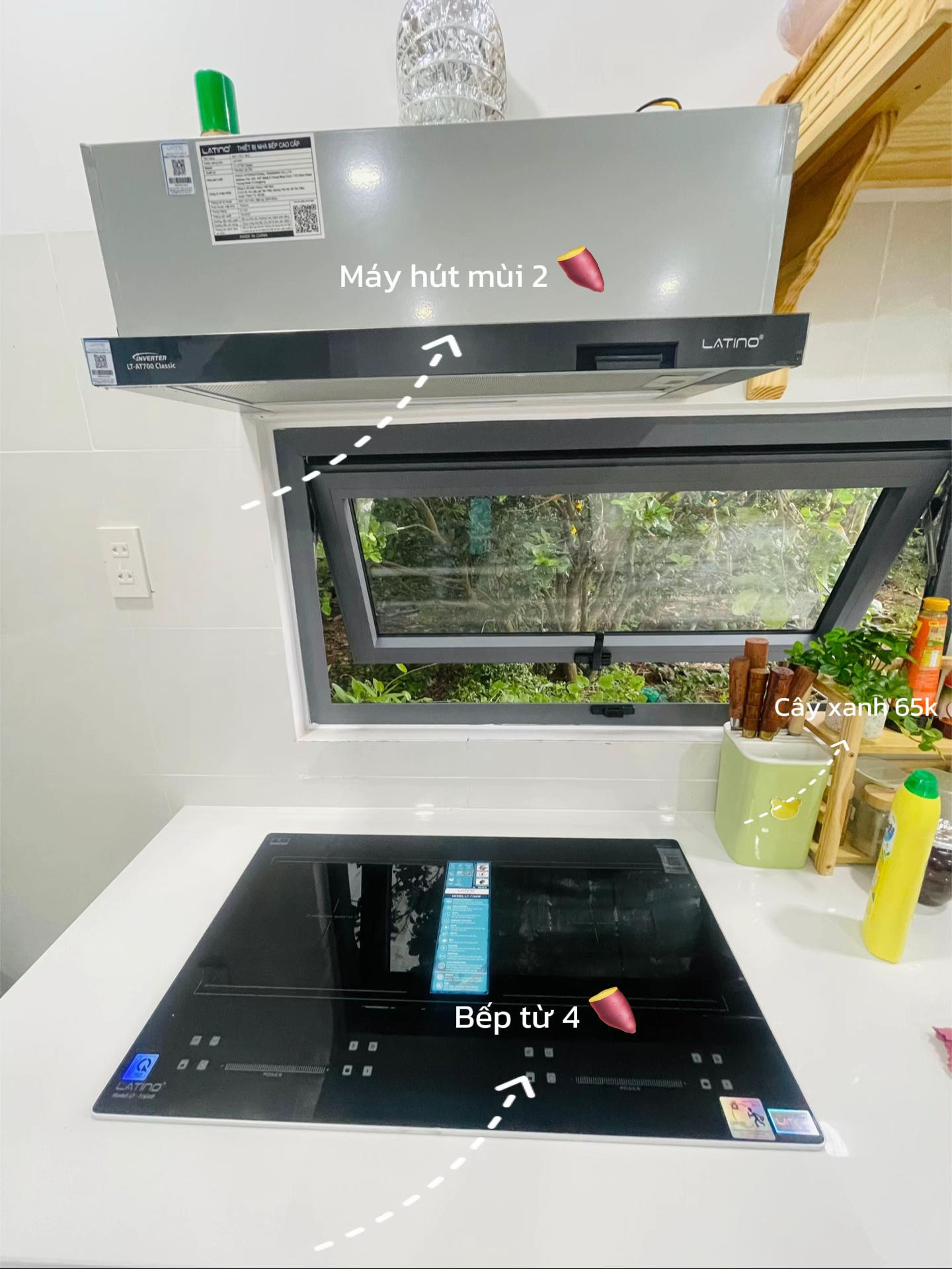 Căn bếp “hệ nghèo” nhưng sang không tưởng: Toàn đồ vài chục nghìn mà sạch như khách sạn- Ảnh 4.