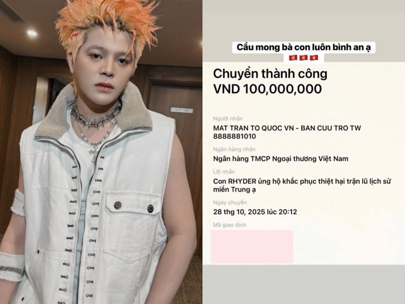 Hồ Ngọc Hà - Mỹ Tâm và dàn sao Việt giúp đỡ bà con vùng lũ, có 1 nội dung chuyển khoản rất đặc biệt- Ảnh 6.