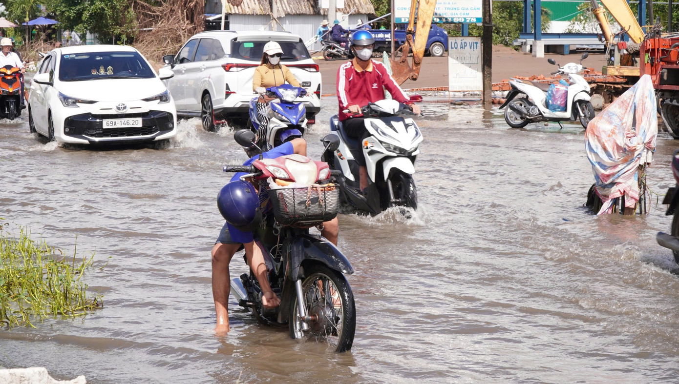 Quốc lộ 1 qua Cà Mau hư hỏng, nhiều ổ gà- Ảnh 5.
