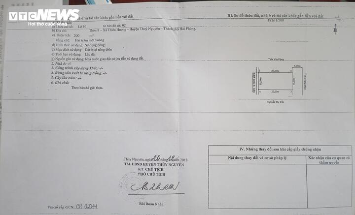 Hy hữu một lô đất cấp 2 sổ đỏ ở Hải Phòng: 'Khổ chủ' xây nhà xong phải bỏ hoang- Ảnh 4. Hy hữu một lô đất cấp 2 sổ đỏ ở Hải Phòng: 'Khổ chủ' xây nhà xong phải bỏ hoang- Ảnh 4.