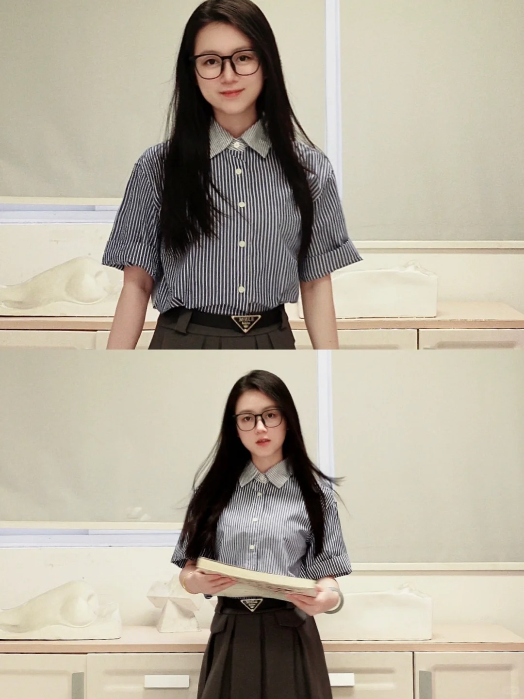 Cô giáo Mỹ thuật đang hot nhất TikTok: Mặt đã xinh, style đi dạy còn đỉnh hơn!- Ảnh 14. Cô giáo Mỹ thuật đang hot nhất TikTok: Mặt đã xinh, style đi dạy còn đỉnh hơn!- Ảnh 14.