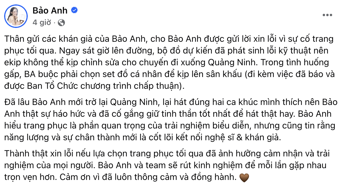 Bảo Anh xin lỗi- Ảnh 2. Bảo Anh xin lỗi- Ảnh 2.