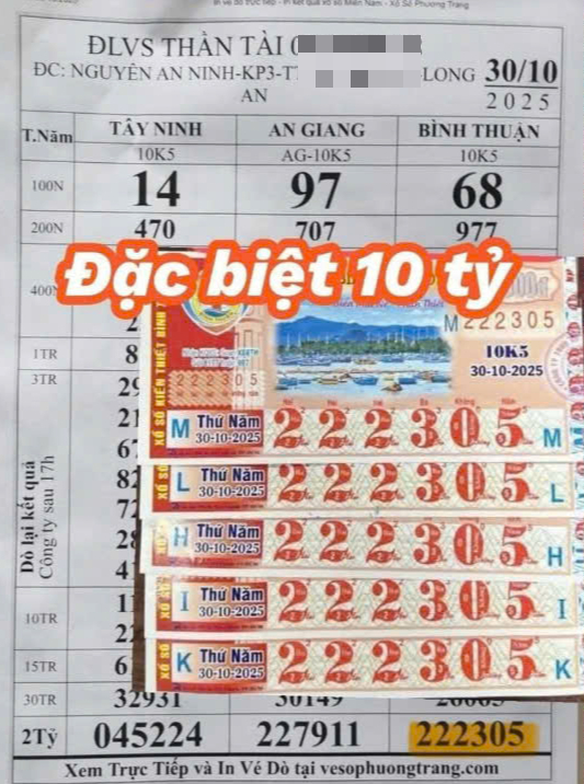 Xổ số miền Nam: Người phụ nữ ở Cà Mau trúng 3 tờ độc đắc vé số An Giang- Ảnh 2. Xổ số miền Nam: Người phụ nữ ở Cà Mau trúng 3 tờ độc đắc vé số An Giang- Ảnh 2.