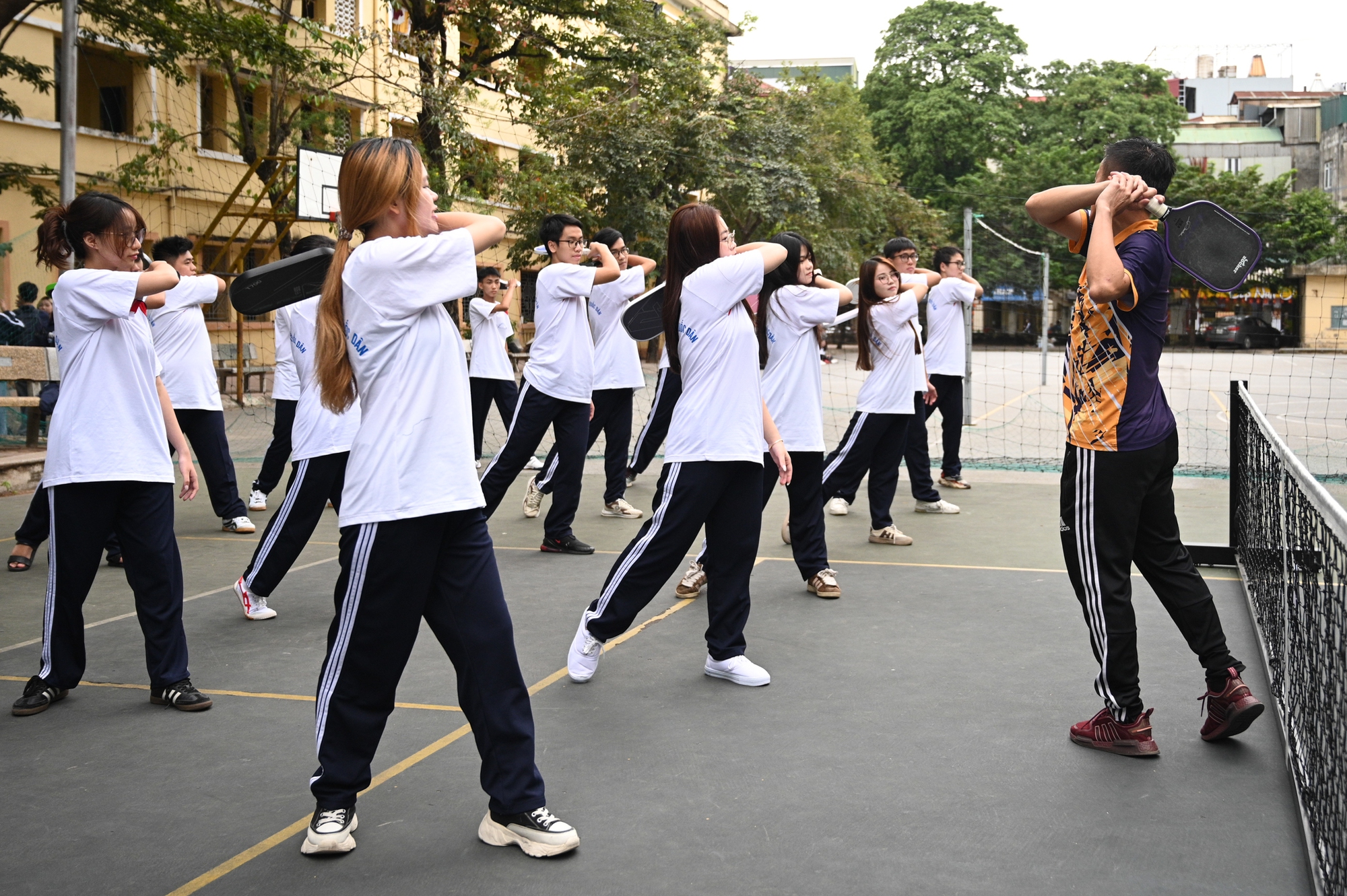 Không đâu sướng bằng ở NEU: Pickleball trở thành môn học thể chất, sinh viên tranh nhau đăng ký- Ảnh 7. Không đâu sướng bằng ở NEU: Pickleball trở thành môn học thể chất, sinh viên tranh nhau đăng ký- Ảnh 7.