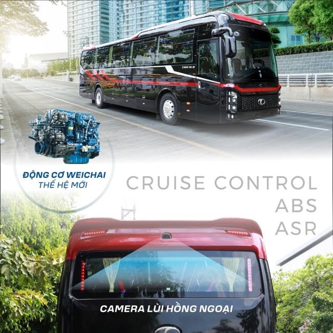 Ra mắt xe ghế ngồi cao cấp THACO Cruizer 120S thế hệ mới phiên bản 29 chỗ- Ảnh 3. Ra mắt xe ghế ngồi cao cấp THACO Cruizer 120S thế hệ mới phiên bản 29 chỗ- Ảnh 3.