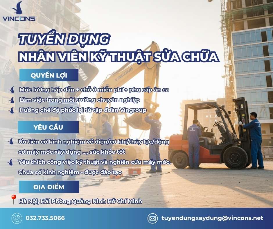Nhà thầu xây dựng của Vingroup tuyển 5 vạn công nhân xây, trát, sơn bả…, lương lên tới 47 triệu/tháng, ăn ở miễn phí- Ảnh 2. Nhà thầu xây dựng của Vingroup tuyển 5 vạn công nhân xây, trát, sơn bả…, lương lên tới 47 triệu/tháng, ăn ở miễn phí- Ảnh 2.