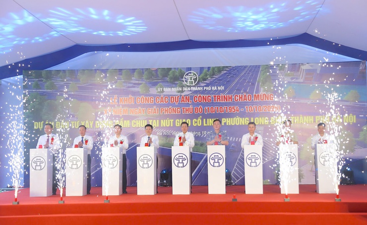 Hôm nay, Hà Nội chính thức khởi công xây hầm chui gần 750 tỷ đồng, 6 làn xe tại nút giao thường xuyên ùn tắc- Ảnh 1.